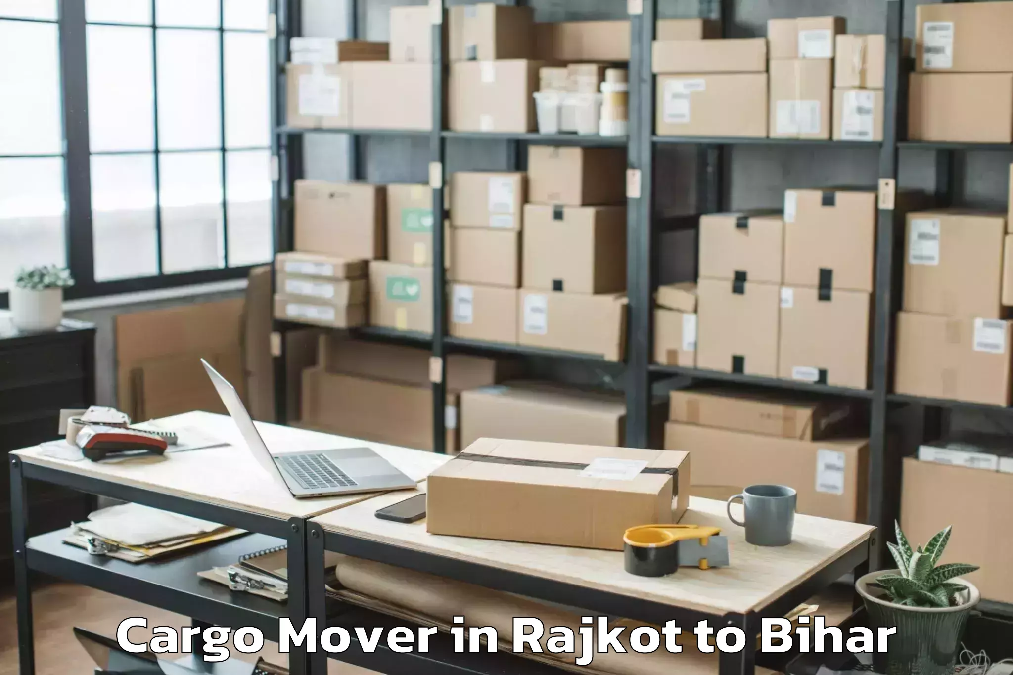 Book Rajkot to Raxaul Cargo Mover Online